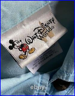 Walt Disney World Who Framed Roger Jessica Rabbit Surf Hawaiian Hula Shirt Large