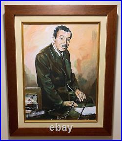 Walt Disney by Jim Salvati Matted Framed Signed and Numbered Limited Edition