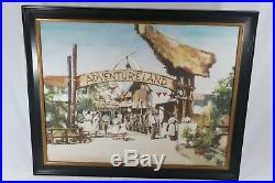 Walt Disney's Adventureland Entrance Concept Art Large Framed Print