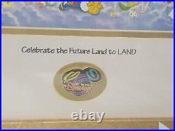 Walt Disney's Celebrate the Future Land to Land Framed Pin Set LE With COA