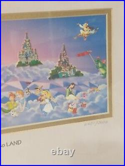 Walt Disney's Celebrate the Future Land to Land Framed Pin Set LE With COA