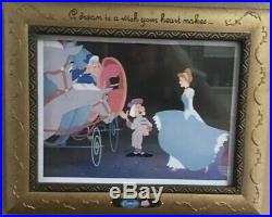 Walt Disney's Cinderella 4 piece Framed Picture Set, BEAUTIFUL COLLECTIBLE