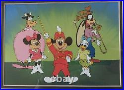 Walt Disney's Mickey Mouse's Band Leader Art Poster Framed