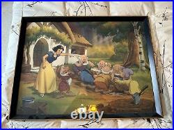 Walt Disney's Snow White And The Seven Dwarfs painting Framed and Sealed