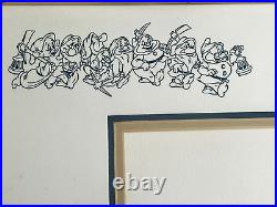Walt Disney's Snow White and Doc LE 9,500 (11x14) Animation Serigraph Cel 1987