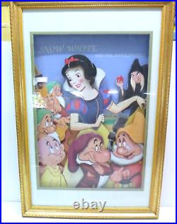 Walt Disney's Snow White and the 7 Dwarfs 3D Framed Collage 21.5 x 14.5