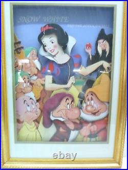 Walt Disney's Snow White and the 7 Dwarfs 3D Framed Collage 21.5 x 14.5