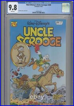 Walt Disney's Uncle Scrooge #288 CGC 9.8 1994 Gladstone Comic New Frame