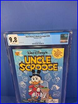 Walt Disney's, Uncle Scrooge # 300, 1996 Gladstone Comic, CGC. 9.8, Near Mint