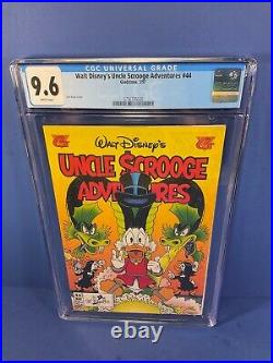 Walt Disney's Uncle Scrooge Adventures # 44, Mar 1997 Gladstone Comic, CGC. 9.6