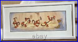 Walt Disney's Winnie the Pooh Bouncy Trouncy Tigger Framed & Matted