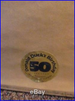 Walt Disneys Donald Duck 50th 1984 Framed Signed Carl Barks/nash/hannah Original