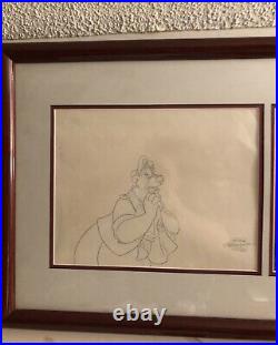 Walt Disneys Tailspin original Cell & Stetch framed