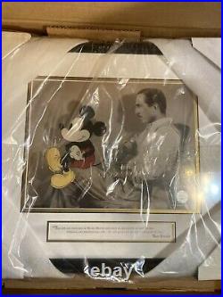Walt and Mickey'Profiles of Imagination Limited Edition framed artwork