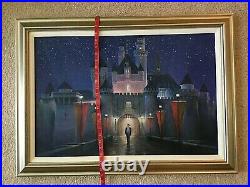 Walts Magic Moment Peter Ellenshaw Framed Giclee 147/150 Disney Artwork 2001
