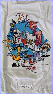 Who Framed Roger Rabbit 1987 Vintage Sweatshirt NEW withtag L Walt Disney