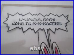Who Framed Roger Rabbit Walt Disney Animation Art Cel Movie 1988 Vtg No COA