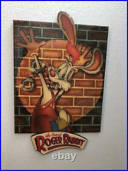 Who Framed Roger Rabbit Wooden Sign, Walt Disney World
