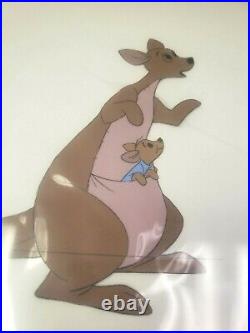 Winnie the Pooh Kanga and Roo Film Cel 1960s-70s Production Animation Cel Movie