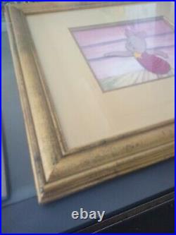 Winnie the Pooh Piglet Disney framed picture Walt Disney Television Original